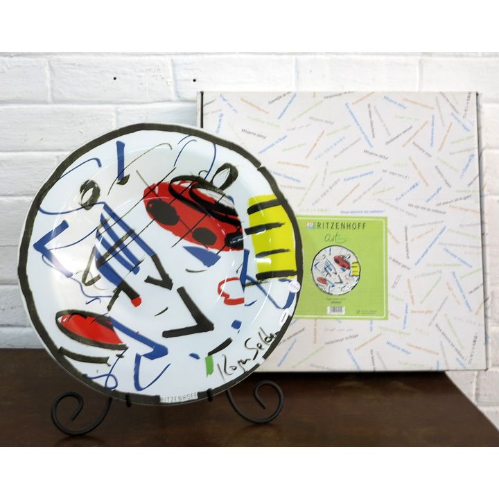 BOXED RITZENHOFF GLASS PLATTER