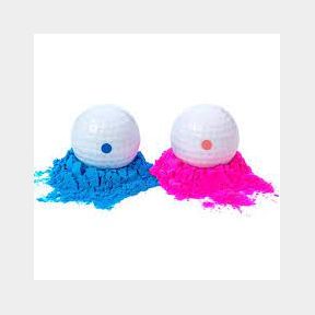 Baby Gender Reveal Golf Balls | (D) AS 51482/104 B4 (S4)