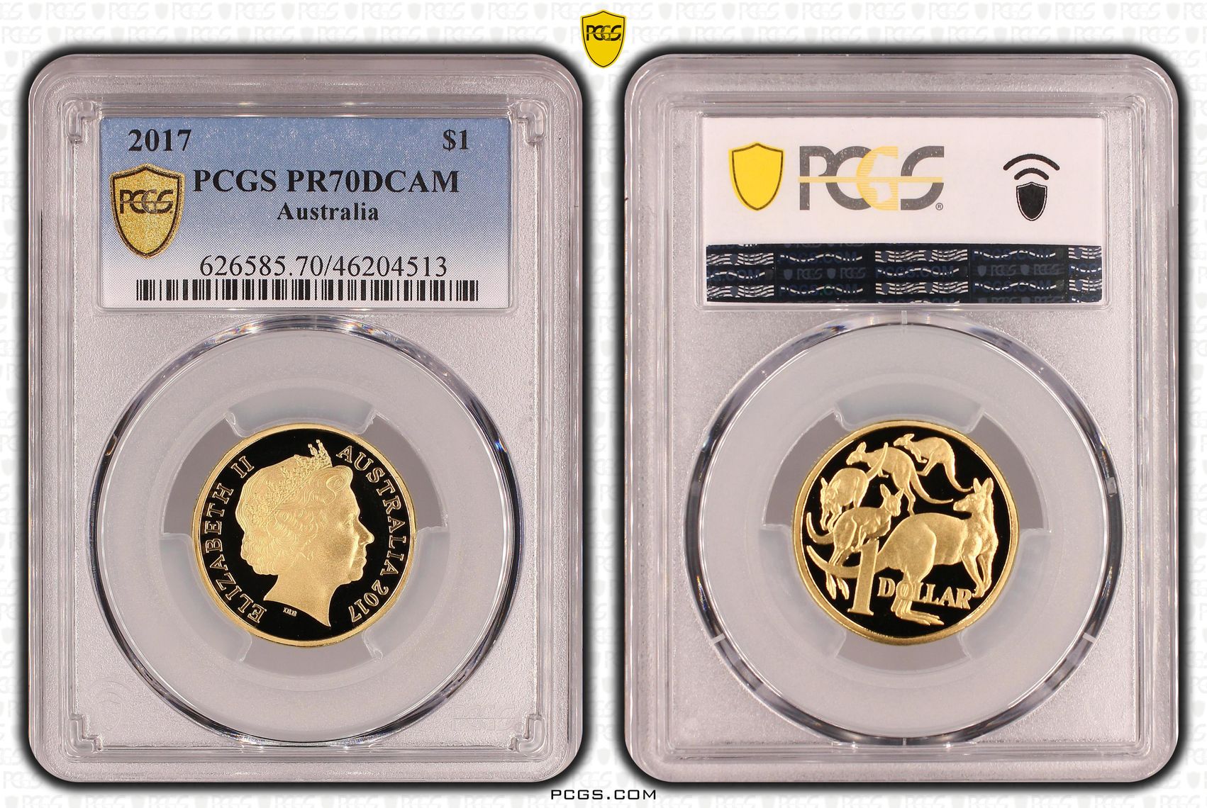Elizabeth II, One Dollar, 2017, PCGS PR70DCAM