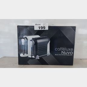 CAFFELUXE NUVO NESPRESSO COMPATIBLE COFFEE CAPSULE MACHINE WHITE