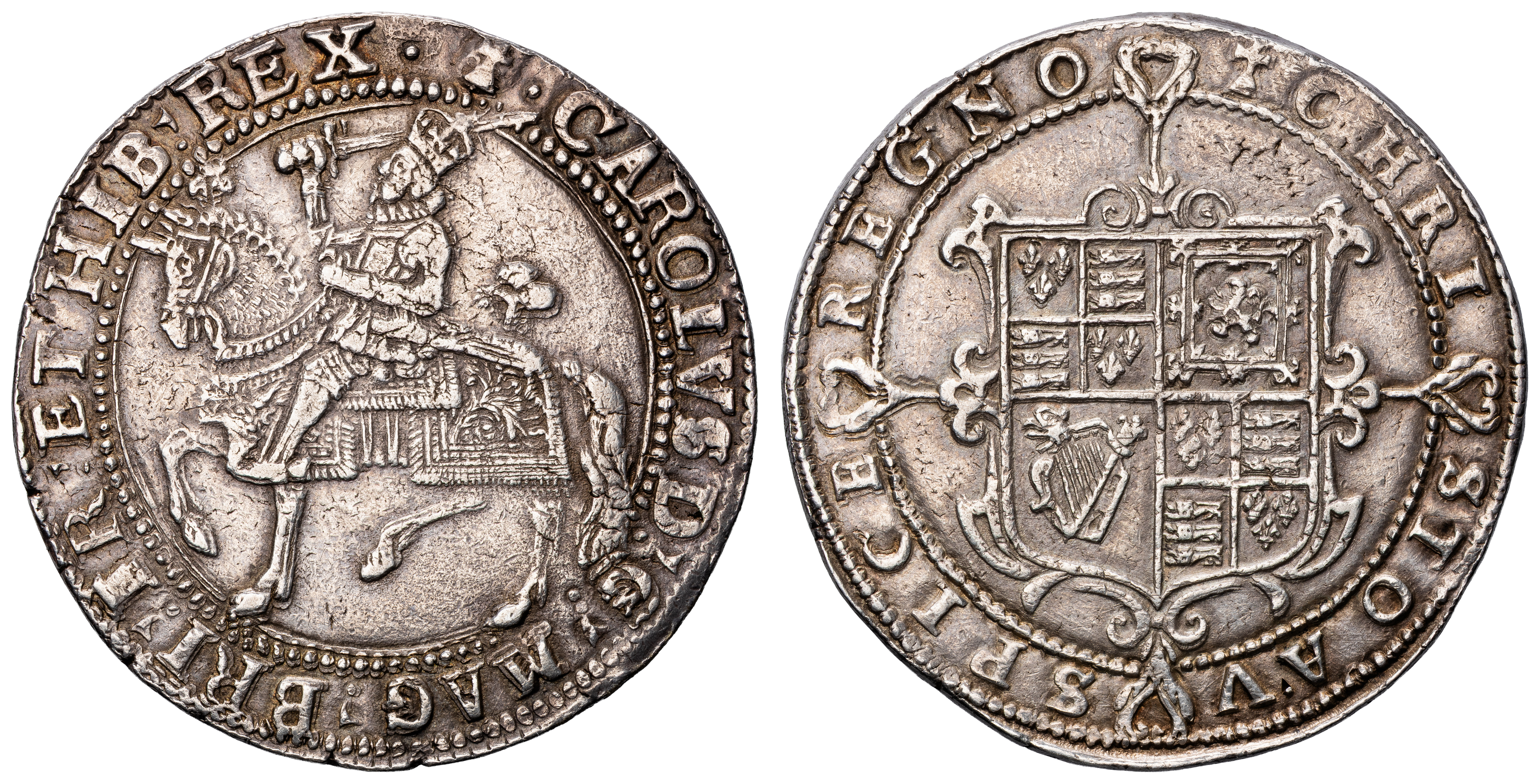 Great Britain, Charles I, Crown, 1625-6, aVF