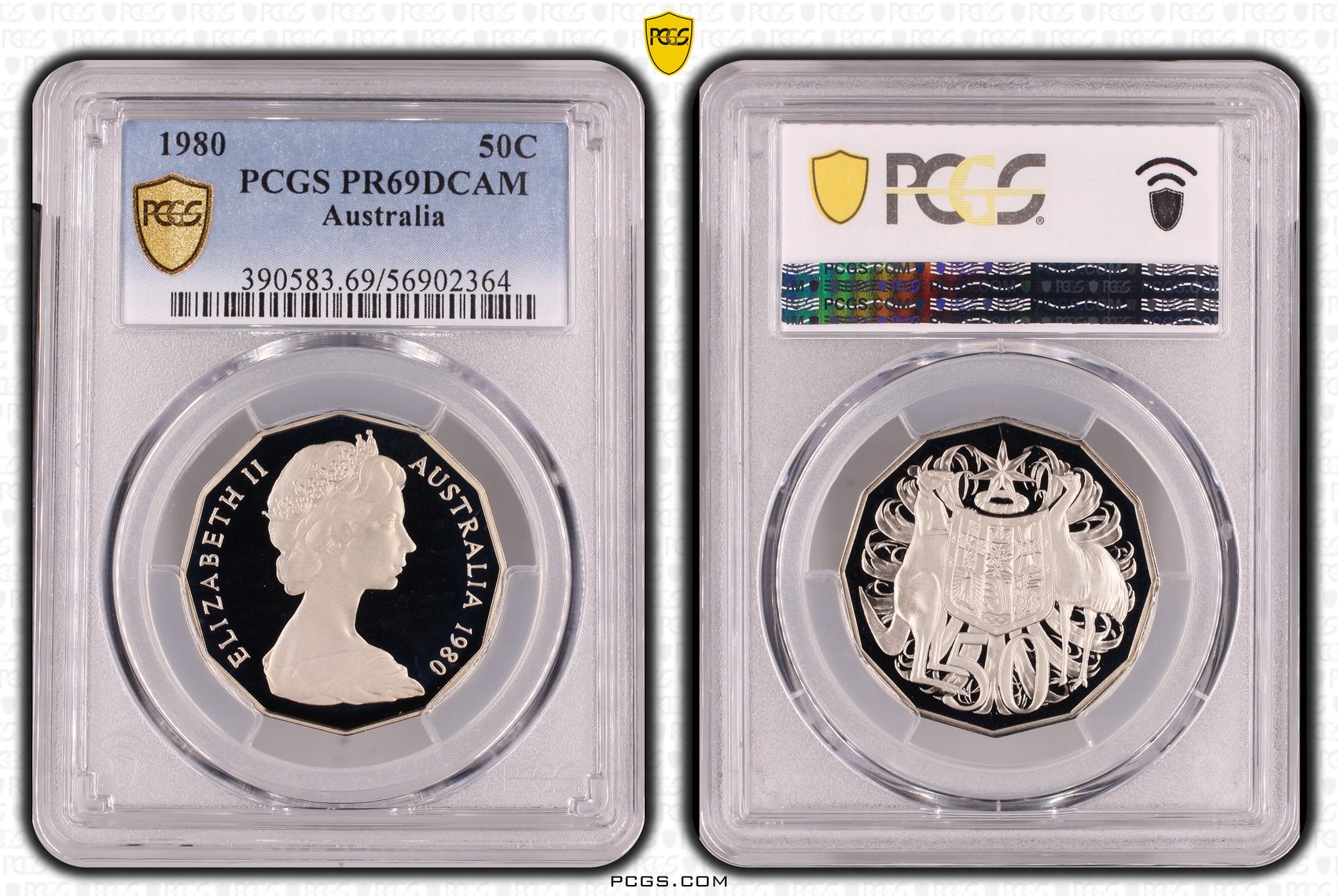 Fifty Cent, 1980, PCGS PR69DCAM