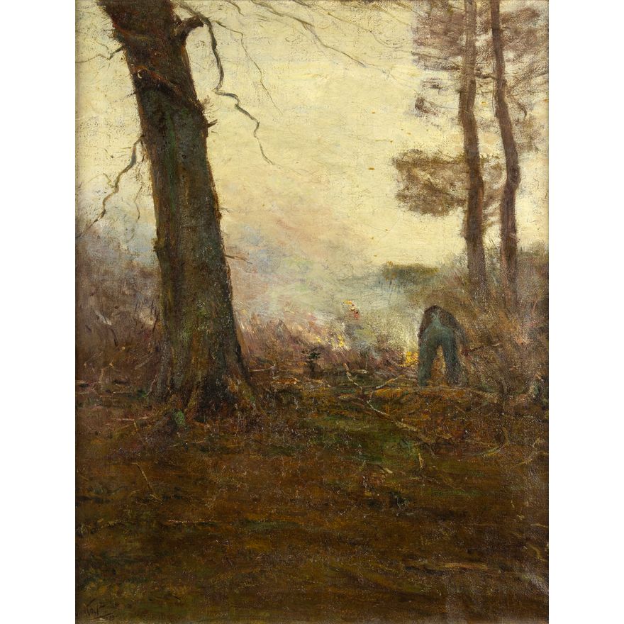 Frederick William Kost (1861-1923), Clearing the Land, 1903