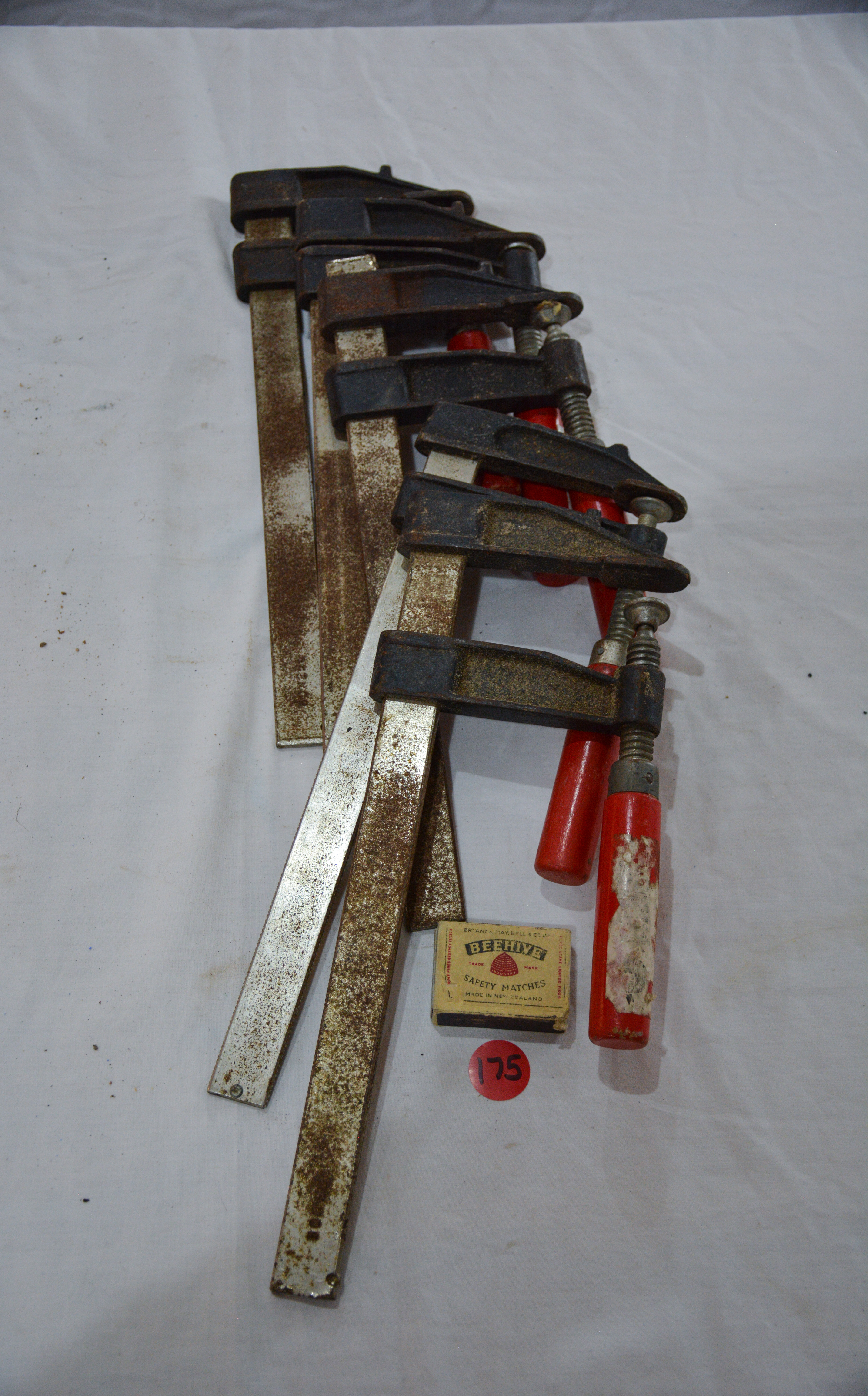 F Clamps x 5 β sold at auction in New Zealand for $25