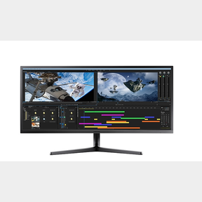 34 SAMSUNG ULTRA-WQHD CURVED MONITOR - CRACKED SCREEN