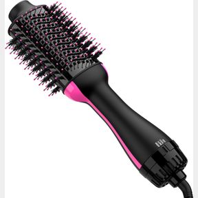 HAIR DRYER BRUSH BLOW DRYER IN ONE UPGRADED 4 IN 1 HAIR DRYER AND STYLER VOLUMIZER WITH NEGATIVE ION ANTI-FRIZZ CERAMIC TITANIUM B