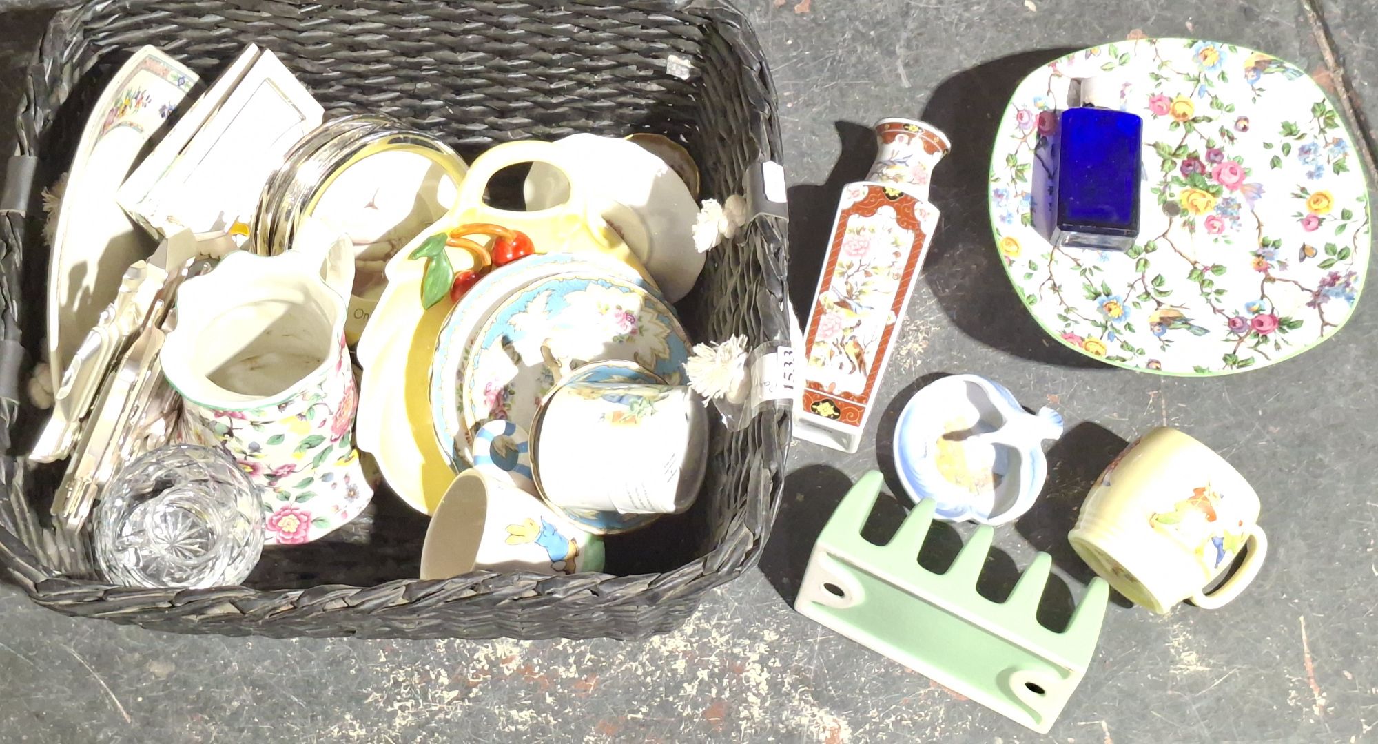 Assorted Porcelain And Frames