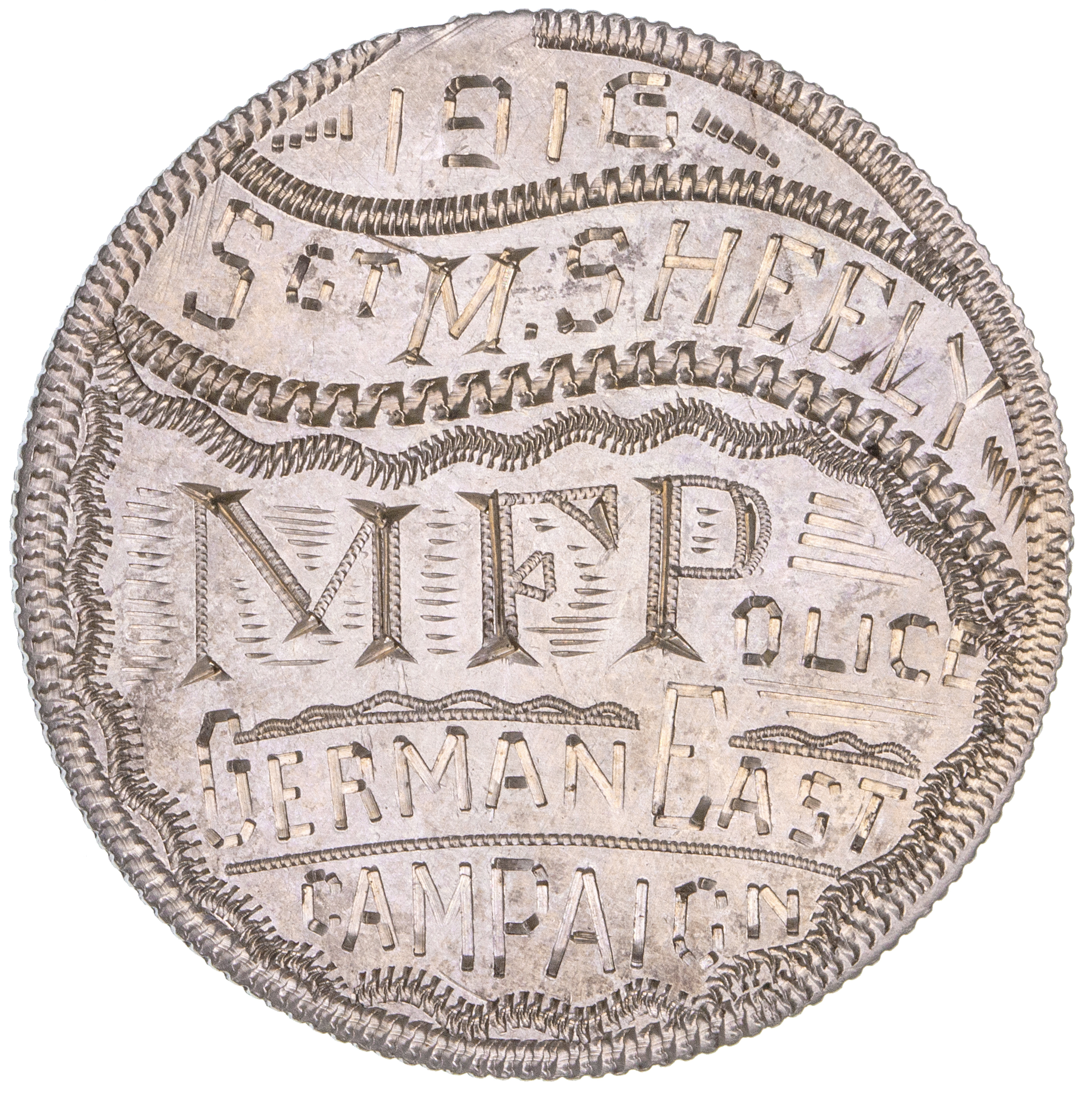 British East Africa, Engraved Coin