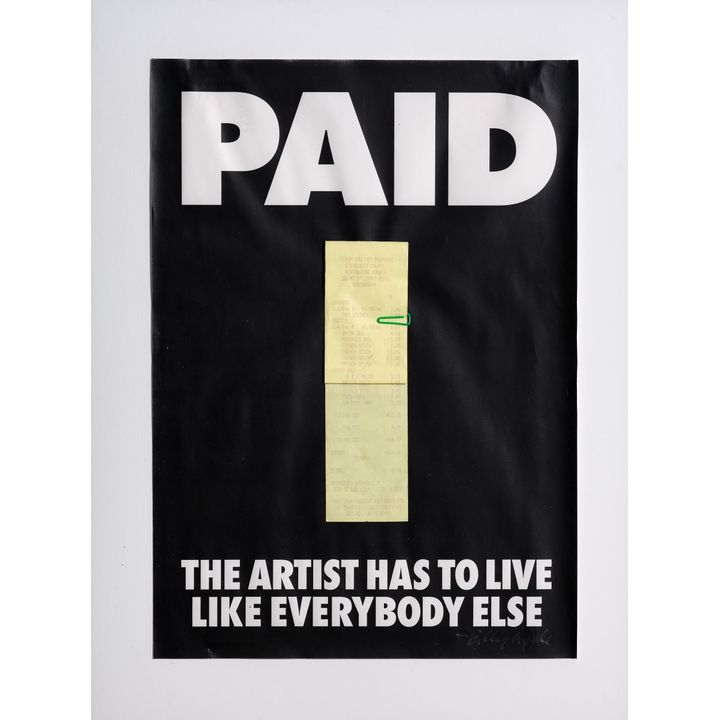 Billy Apple, 'Paid'