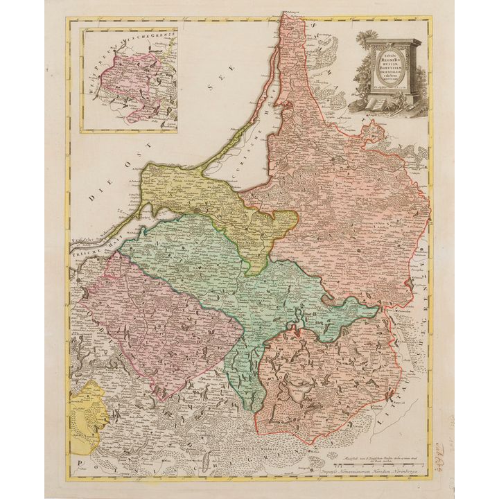 Tabula Regni Borussiae Borussiam Orientalem exhibens…