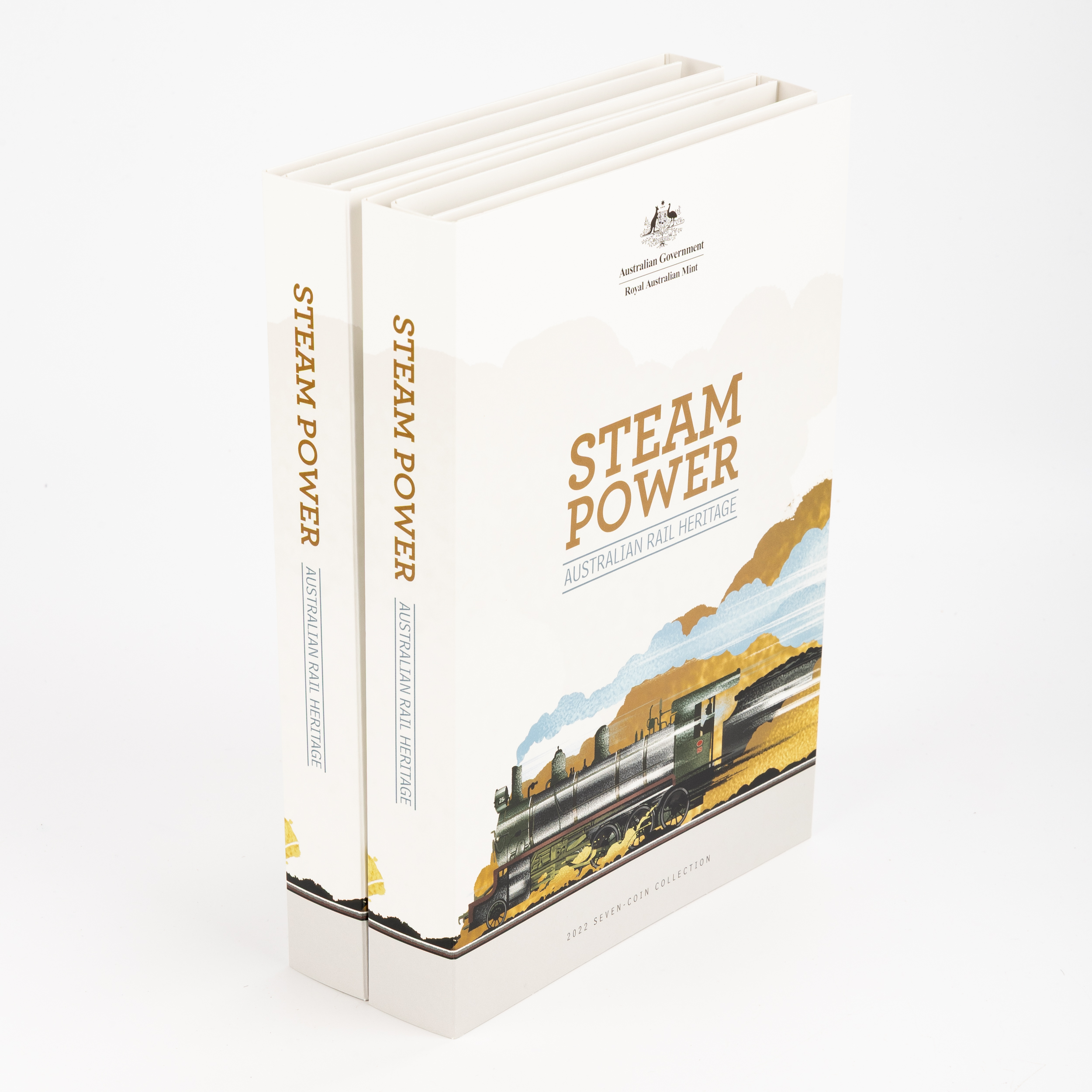 Elizabeth II, RAM - Steam Power, Australian Rail Heritage, Fifty Cents, 2022, UNC
