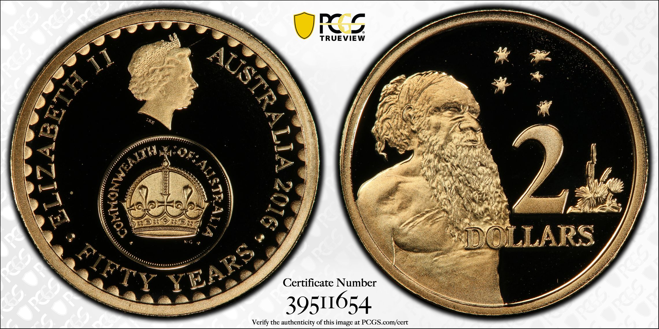 50 Yrs Decimal Currency, Two Dollar, 2016, PCGS PR70DCAM