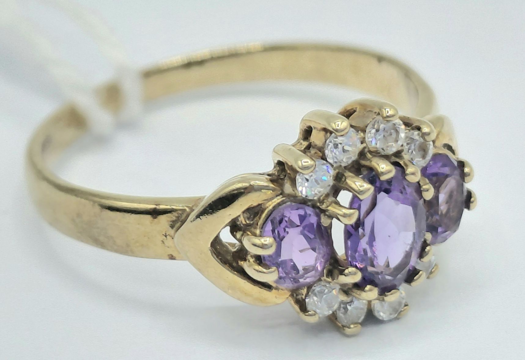 9ct Gold Amethyst Ring