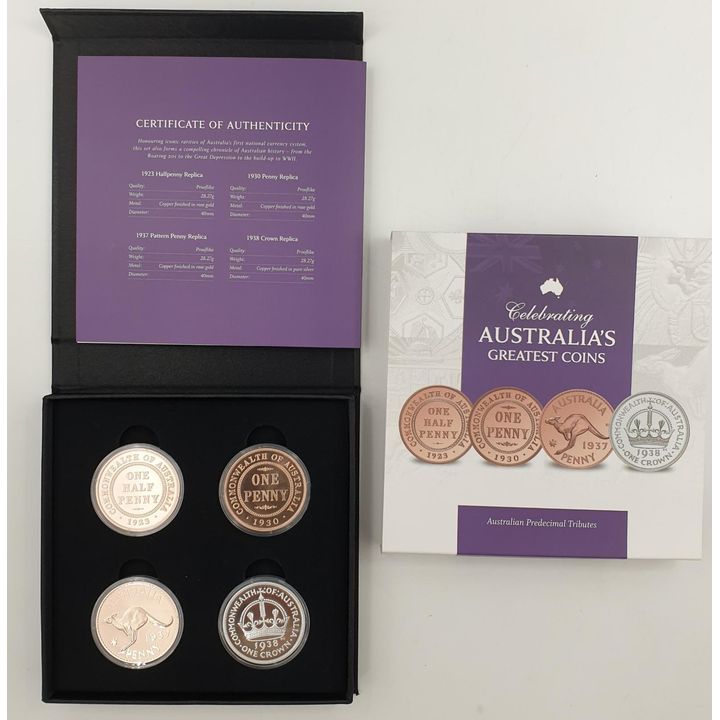 Aus. Pre Decimal Coin Tribute Set