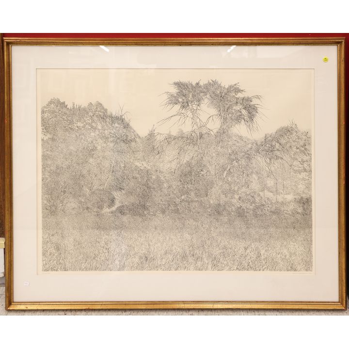 Richard Claude Ziermann ''Morning Light'' S/N Large Etching Framed 40''x49''