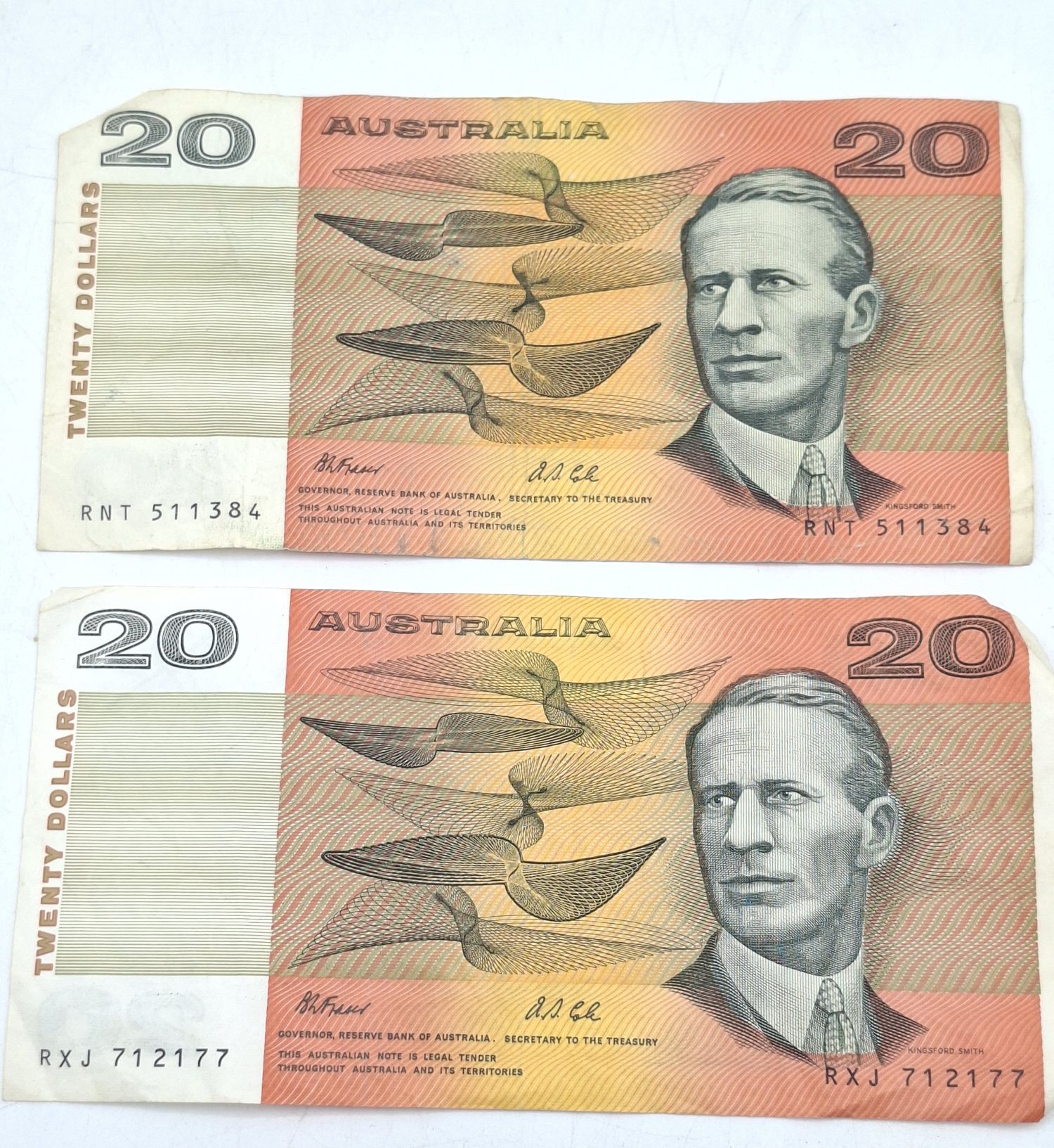Australian $20 Banknotes