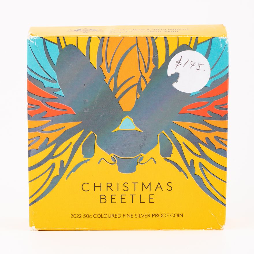 Elizabeth II, RAM - Christmas Beetle, Fifty Cents, 2022,  FDC