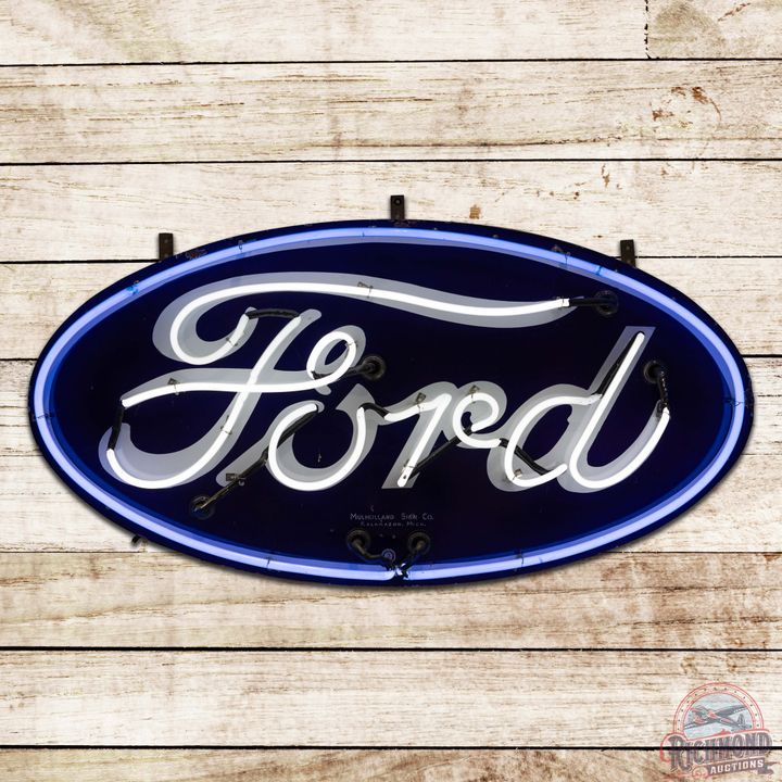 Incredible Ford 48" Single Sided Porcelain Neon Sign