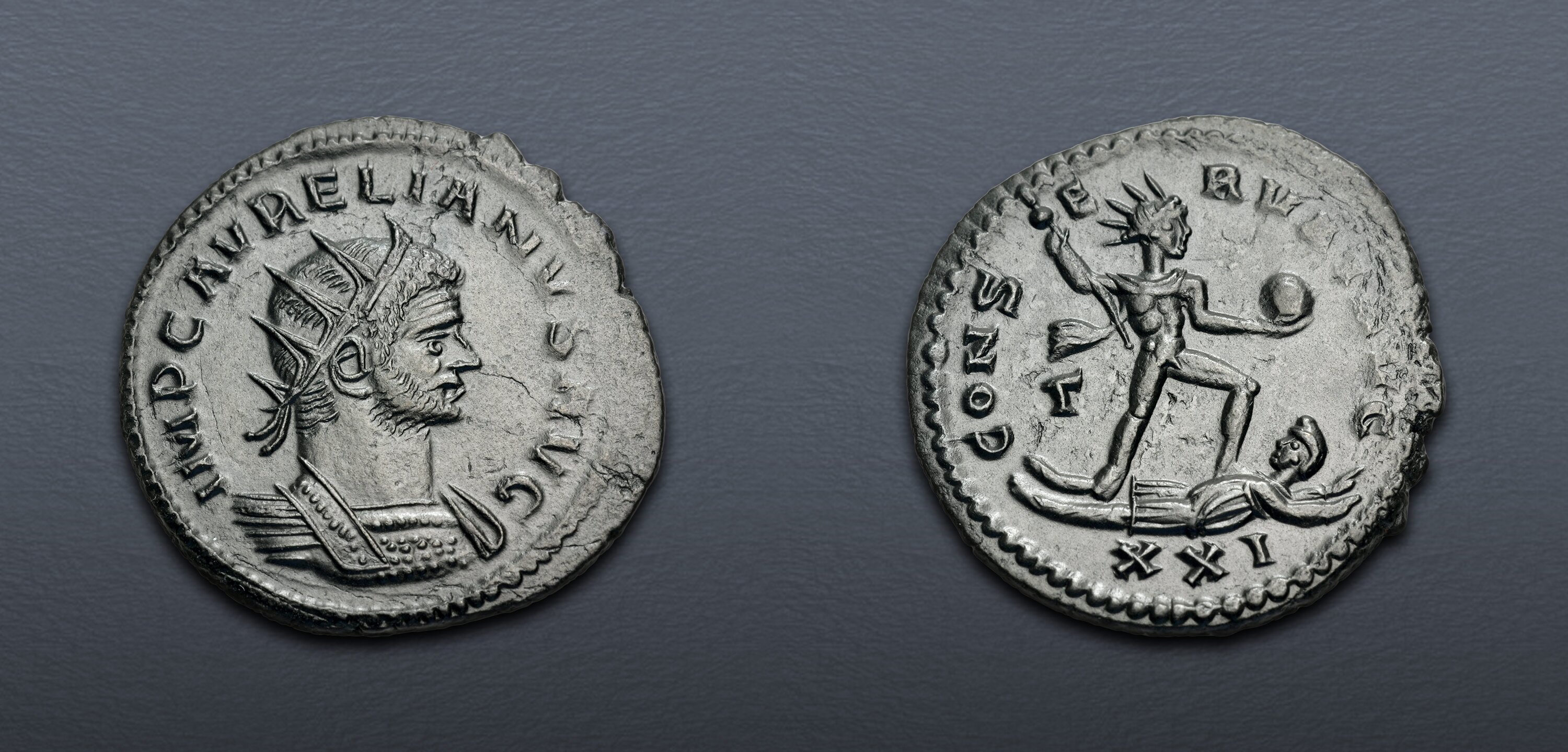 Aurelian. AD 270-275. Antoninianus (23mm, 4.06 g, 6h). Antioch mint ...