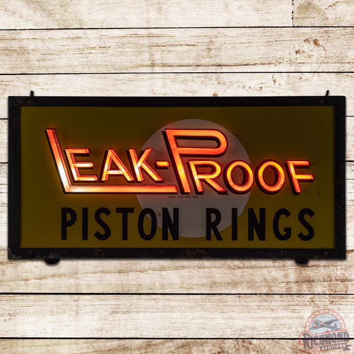 Leak Proof Piston Rings 3D Lighted Advertising Sign