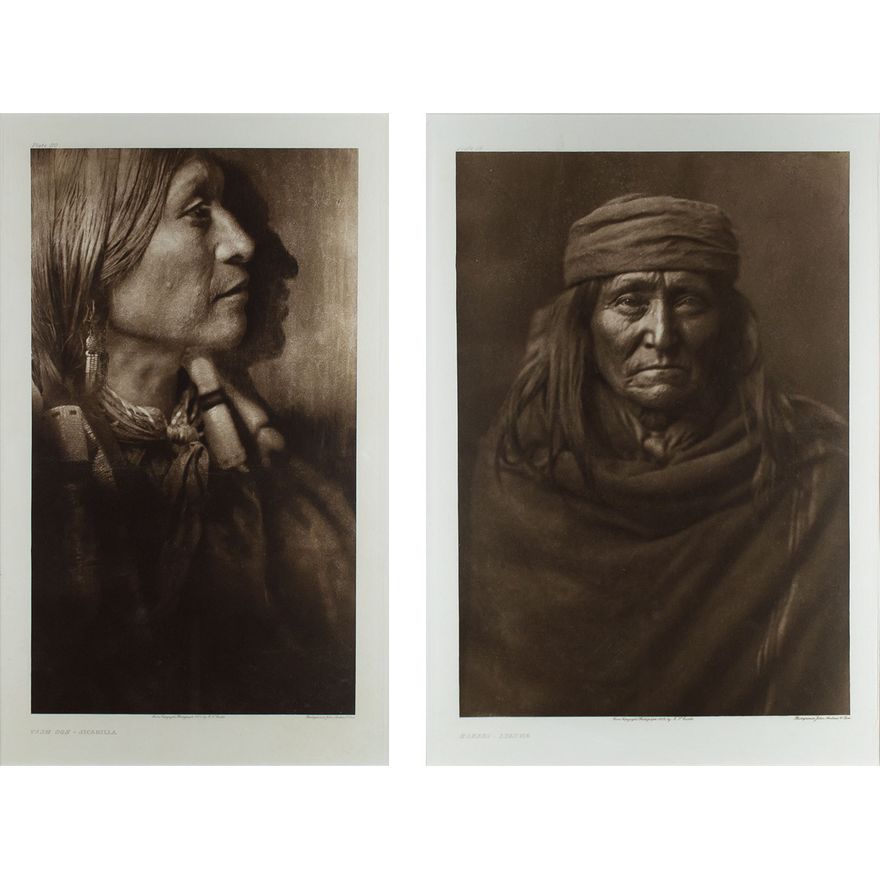 Edward Curtis (1868-1952), Eskadi - Apache & Vash Gon, Jicarilla