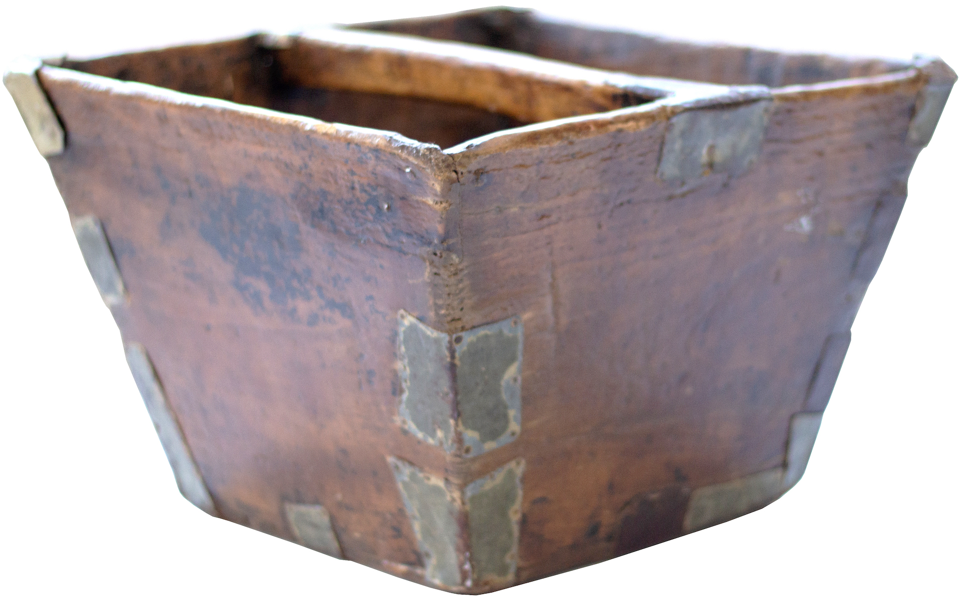267 · China, Empire, Qing Dynasty, Wooden Rice Bucket, 1880s, VGC