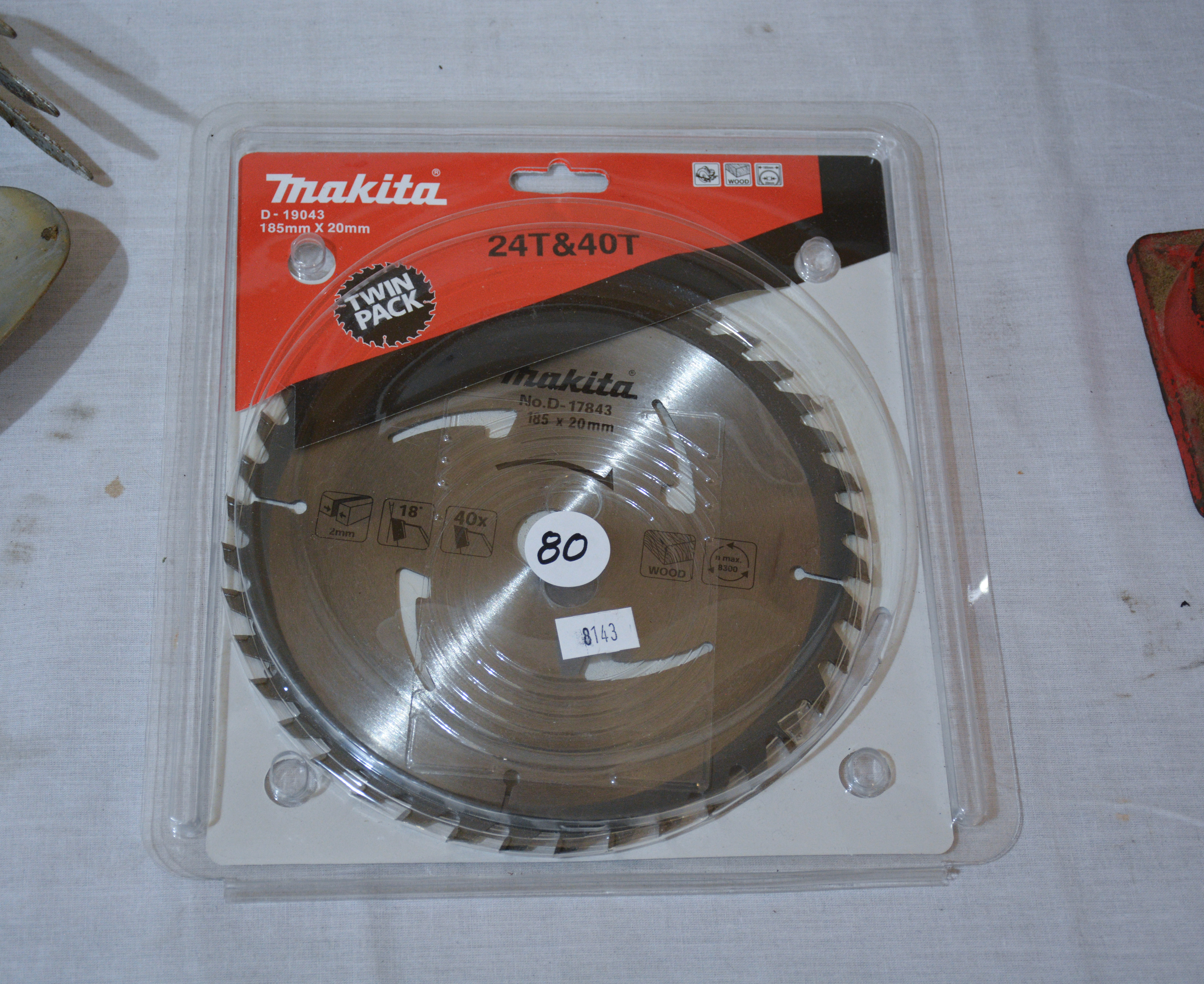 New Makita 185mm x 20mm Saw Blade — sold at auction in New Zealand for $10