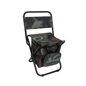 Foldable Backpack Camp Fishing Chair - camoflouge - Bar 9902186874349 | 75951/1832 B4(S9)