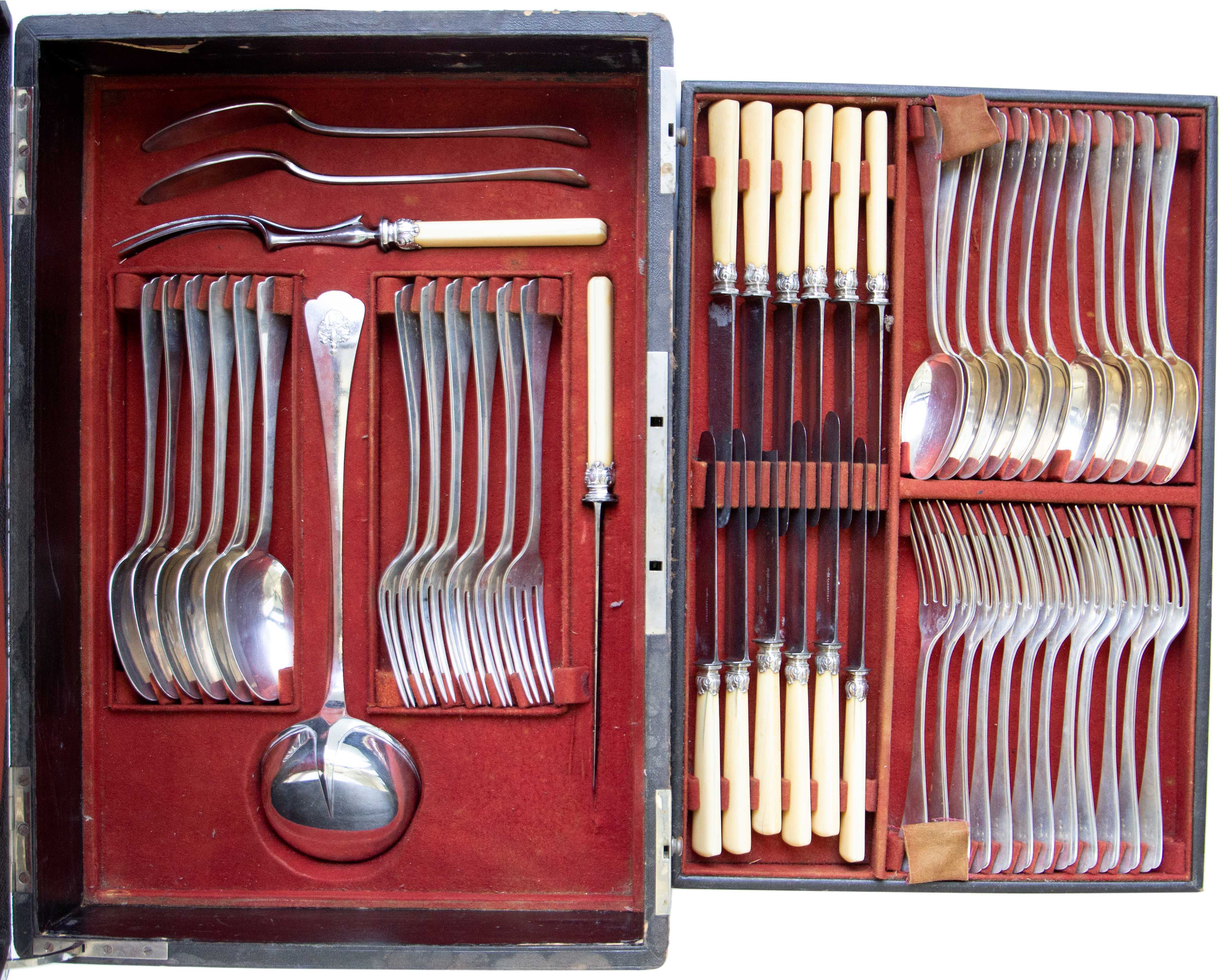 218 · Switzerland, Buchler of Basel, Travel Dinner Canteen, 1860 - 1895, VGC