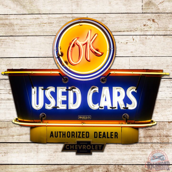 OK Chevrolet Used Cars DSP Neon Sign - 9C & 8.9