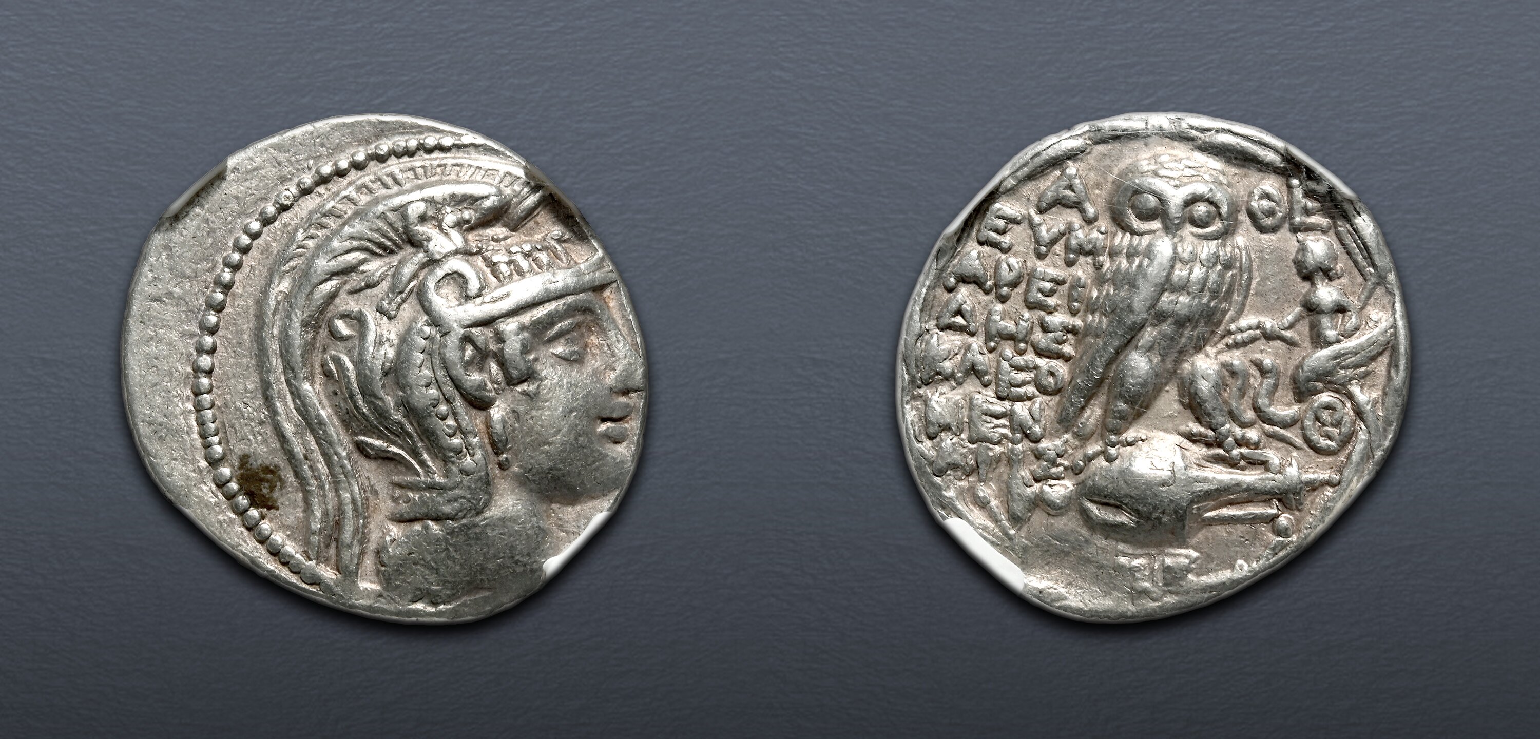ATTICA, Athens. Circa 165-42 BC. AR Tetradrachm (29mm, 16.67 g, 12h ...
