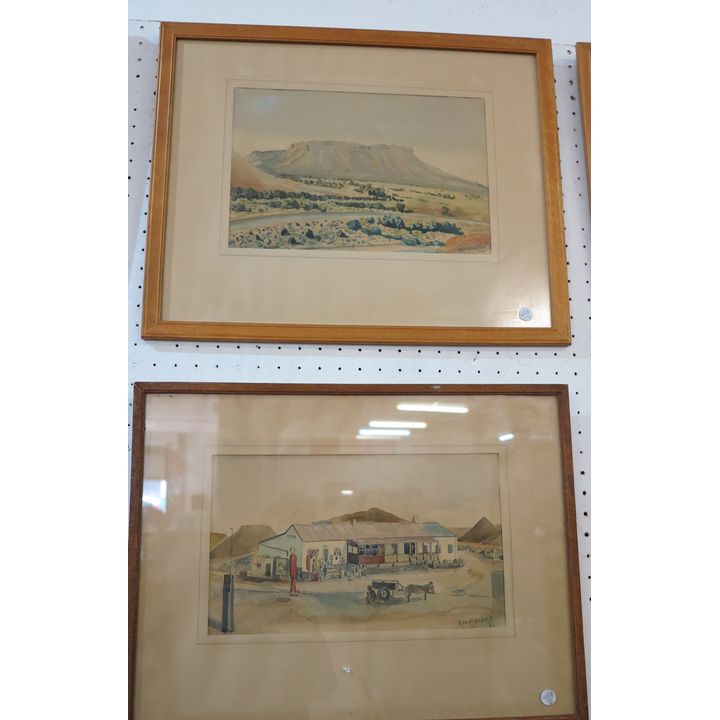 PAIR OF WATERCOLOURS