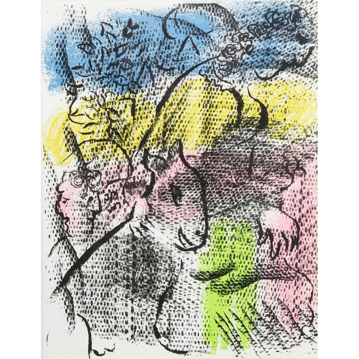 Marc Chagall | Kobieta z kozą, 1970 r.