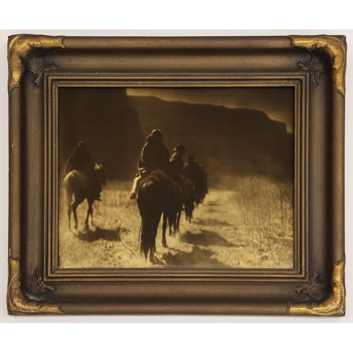Edward Sheriff Curtis ''The Vanishing Race'' 1904 Orotone