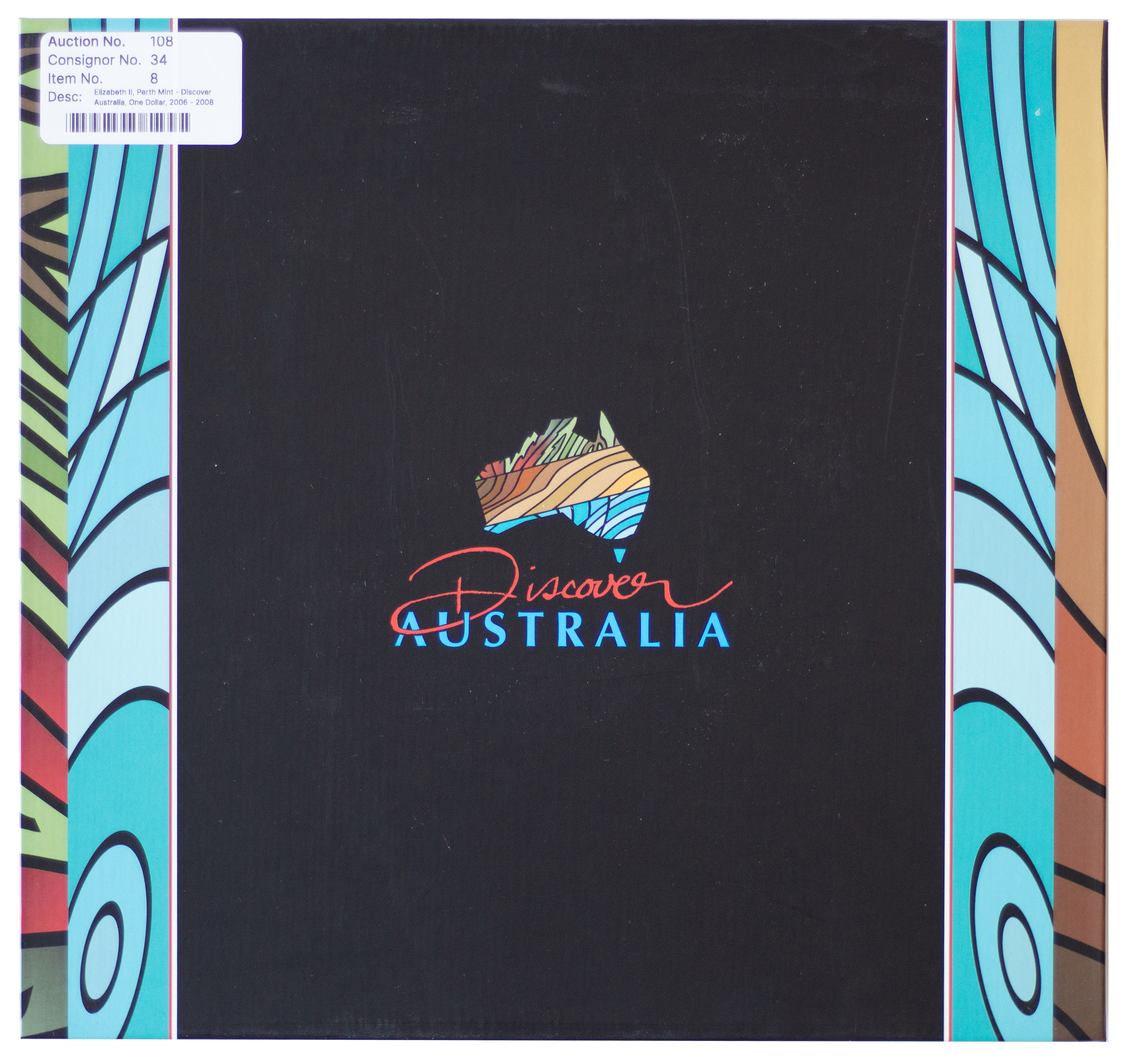 Set, Elizabeth II, Perth Mint - Discover Australia, One Dollar, 2006 - 2008, FDC