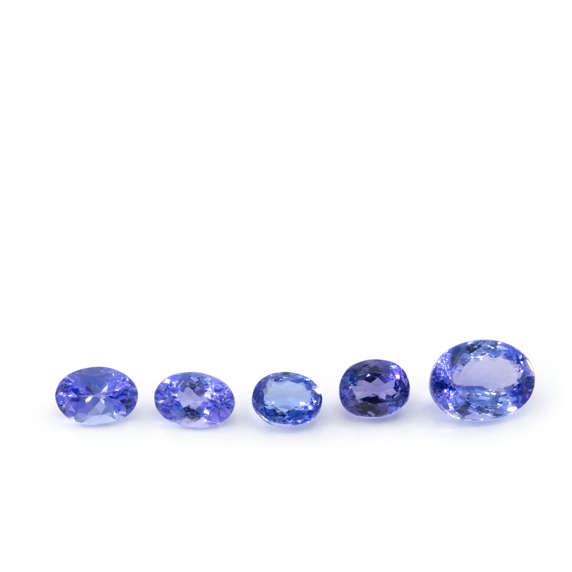5.8 Carats of Oval Tanzanites,