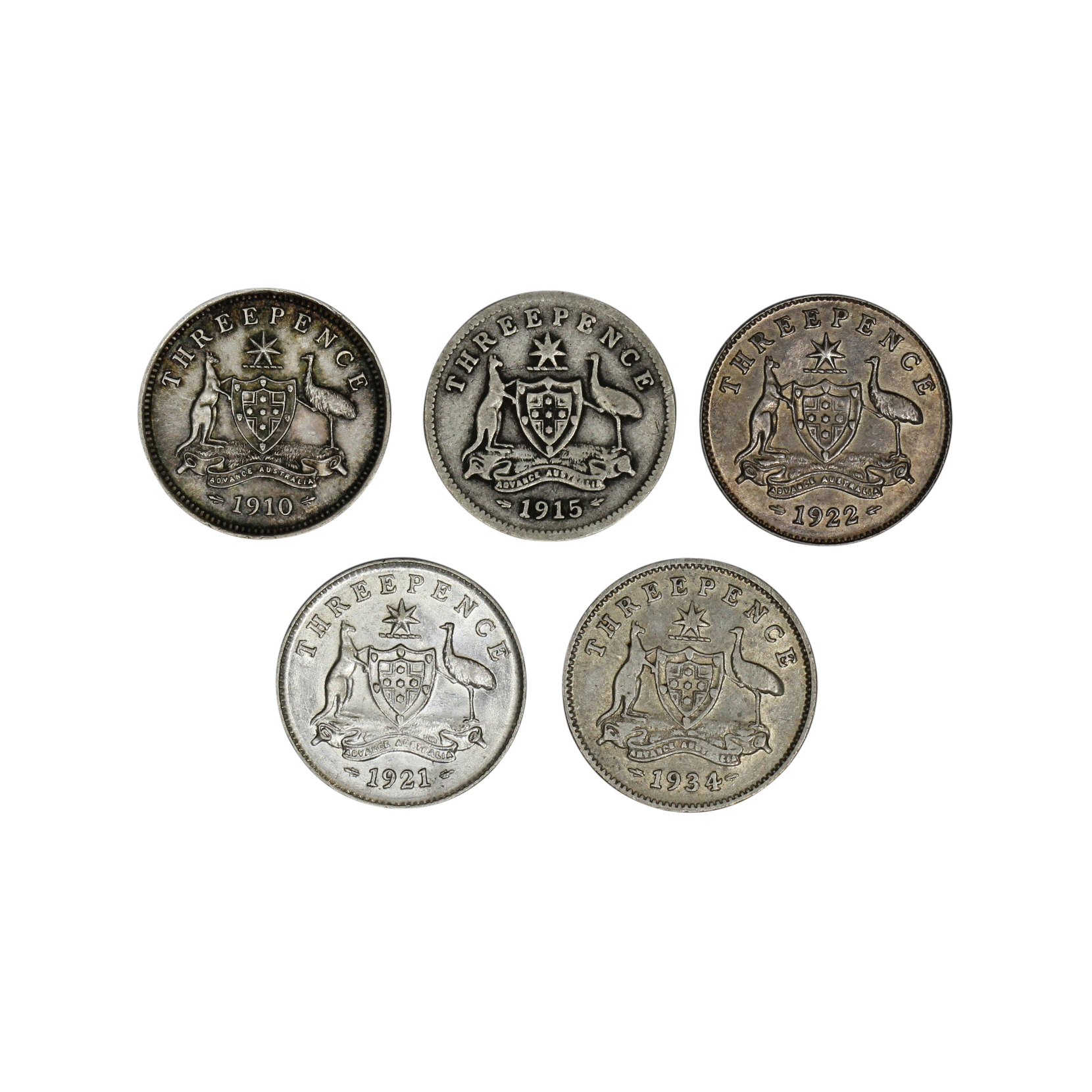 945. · Group, George V, Threepence, VG - EF