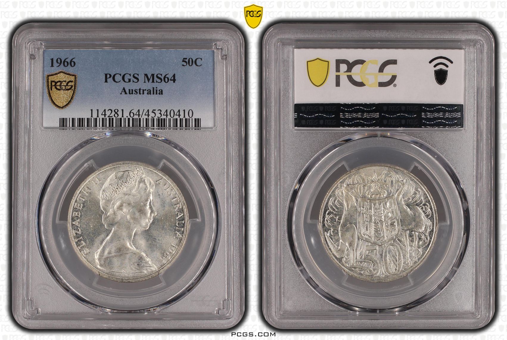 Fifty Cent, 1966, PCGS MS64