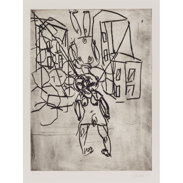 Georg Baselitz, Straße 1988/1989