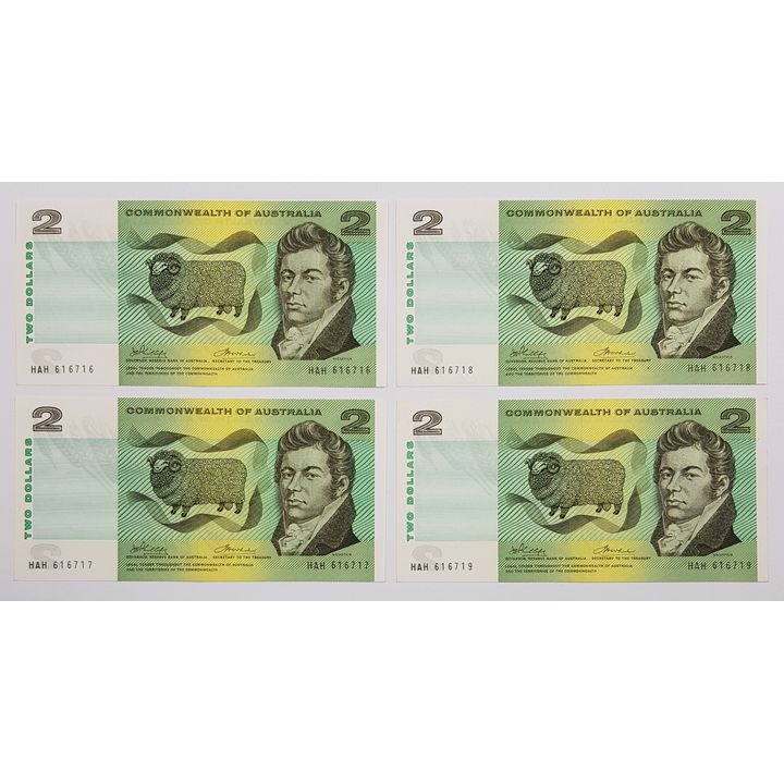 Consec. CoA P/W $2 Notes