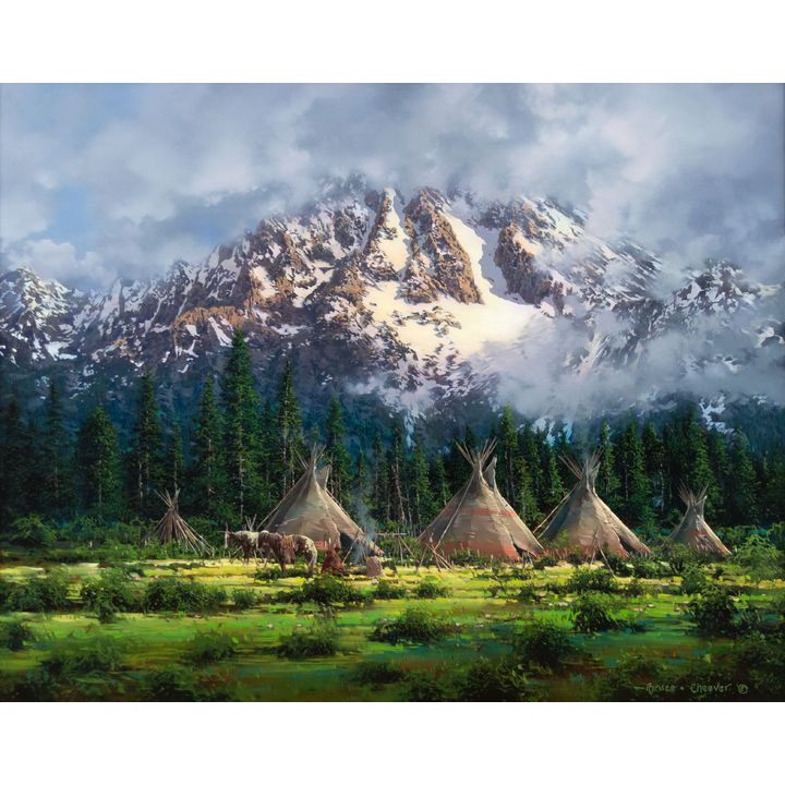 Bruce Cheever (1958-), Low Clouds Over Summer Camp