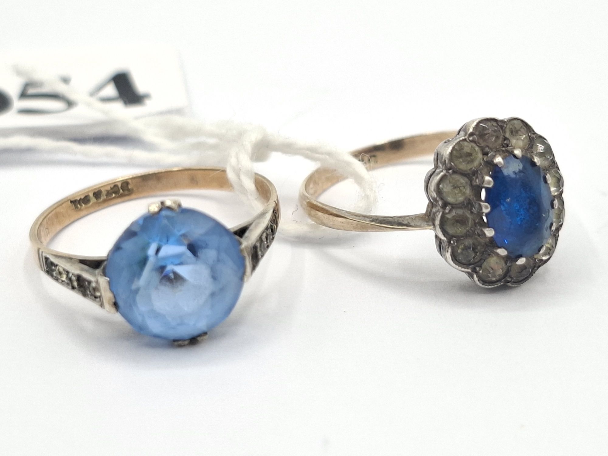 1054 · TWO GOLD RINGS