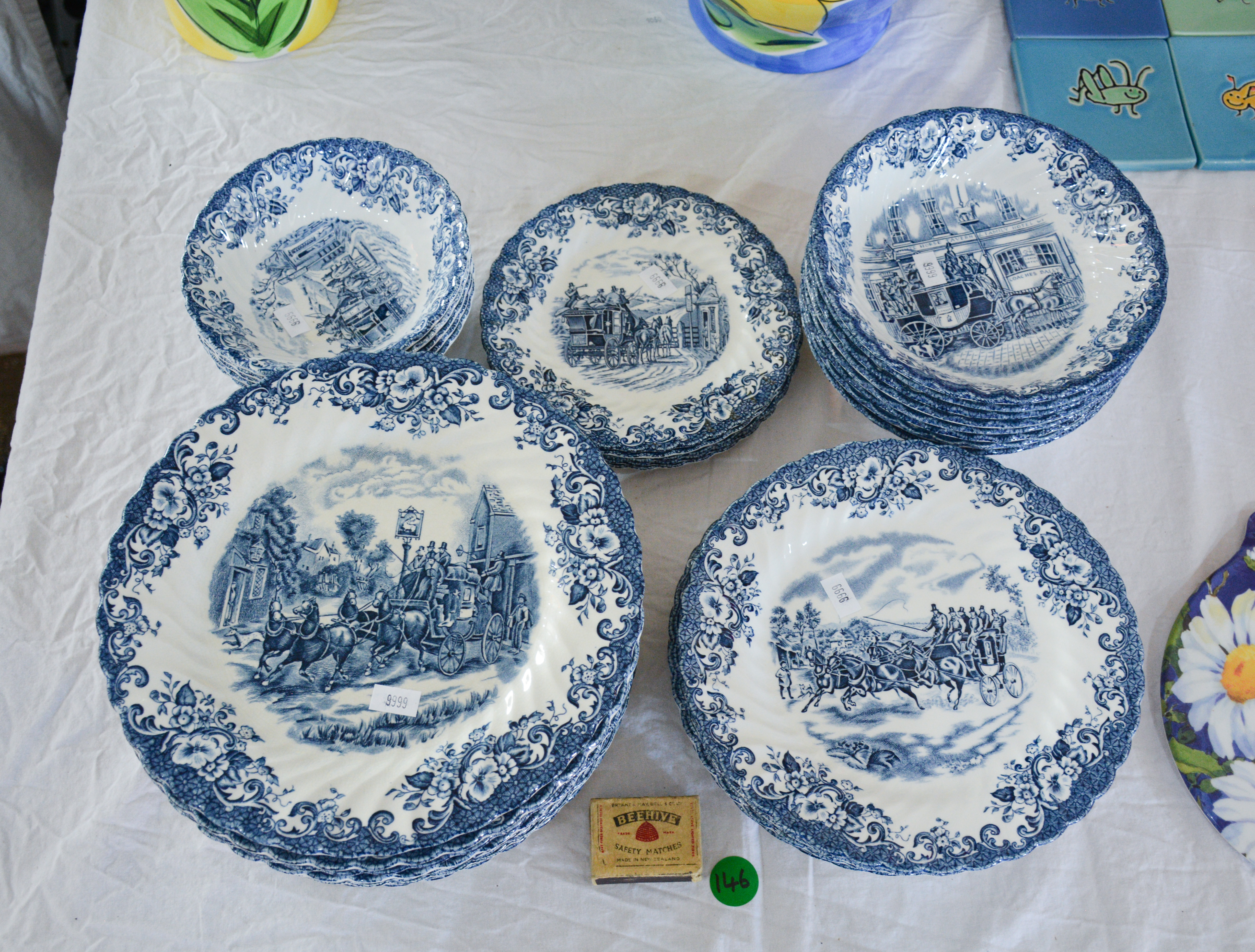 Johnson Brothers 40 Piece Dinner Set — sold at auction in New Zealand for $90