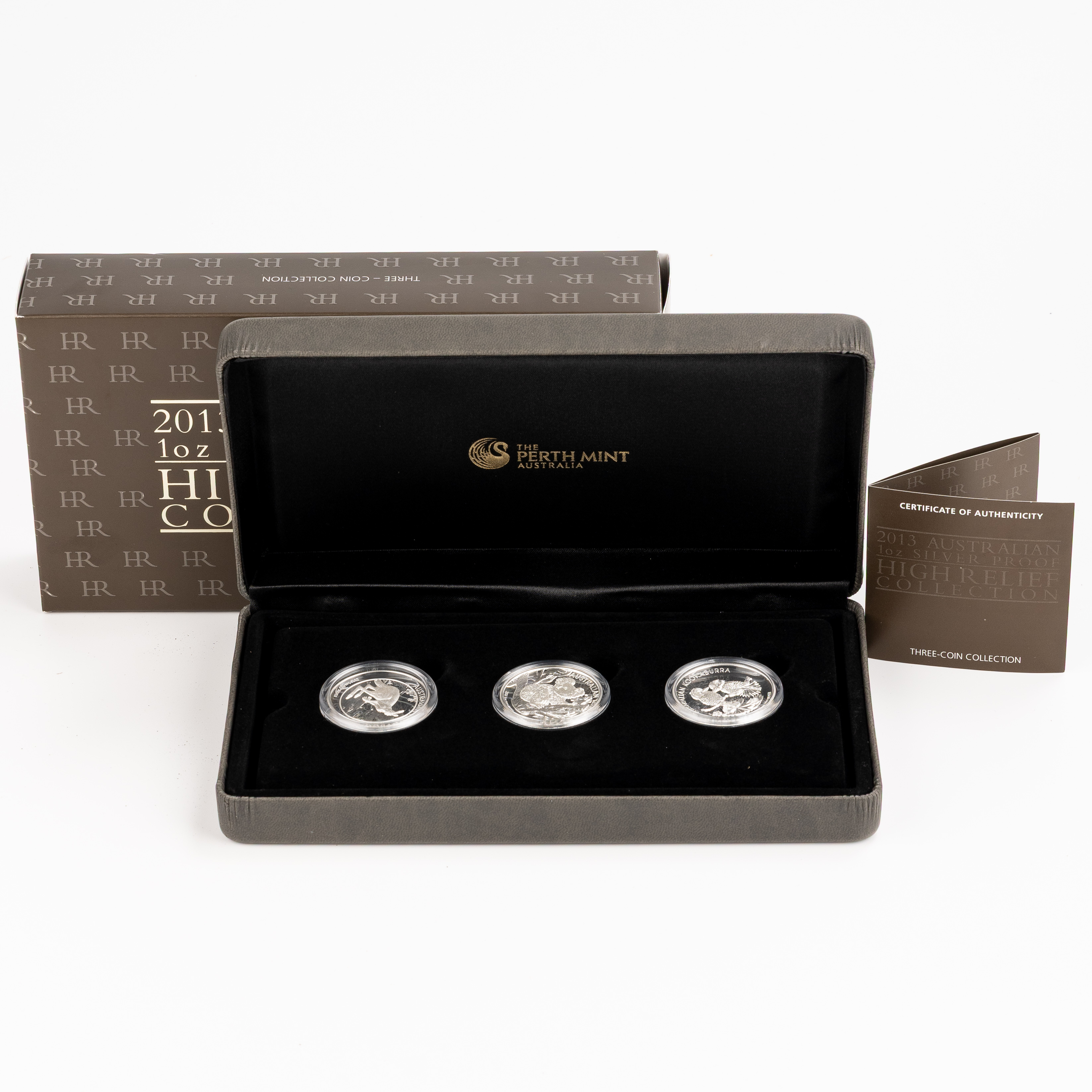 Elizabeth II, High Relief 1oz Silver Proof, One Dollar, 2013, FDC