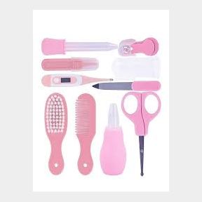 10 in 1 Baby Care Kit - Pink - Bar 9901077280092 - 51748/20328 AS B2 (S9)
