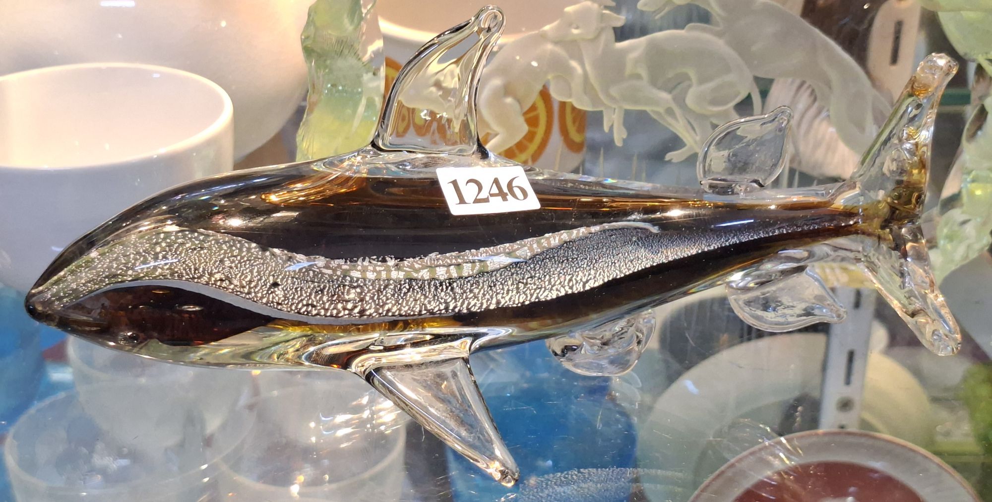 1246 · MURANO GLASS SHARK