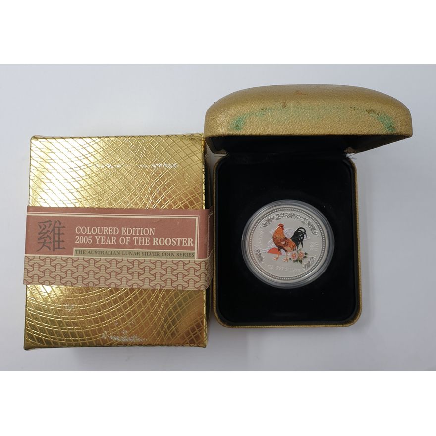 Lunar Rooster Silver Proof Coin