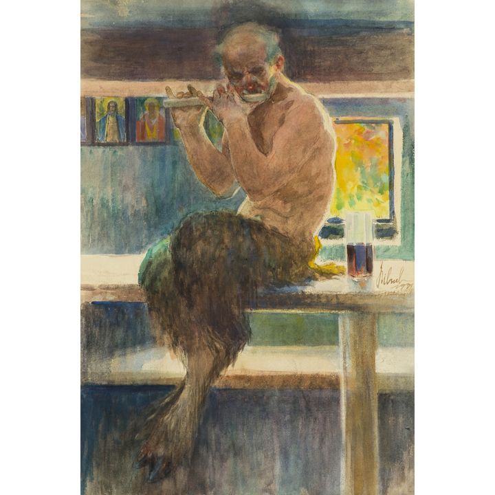 Kazimierz Sichulski | Faun grający na fujarce, 1931 r.