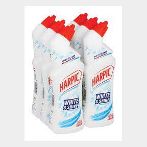 Harpic 6 x 750ml, Thick Bleach, Toilet Cleaner, Original | PK 51672/7203 B5 (S4)