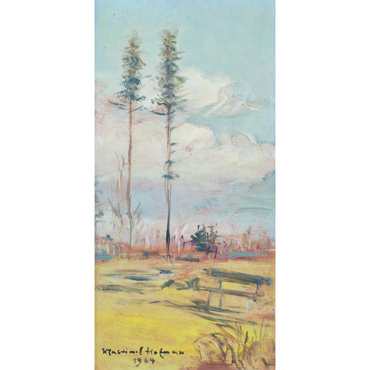 Wlastimil Hofman | Pejzaż widziany z okna pracowni, 1964